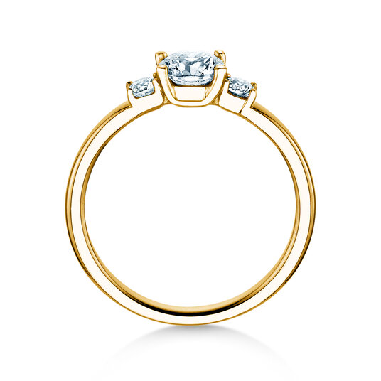 Verlobungsring Vivid Petite Diamond in 9K Gelbgold mit Labordiamanten 0,60ct