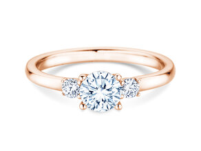 Verlobungsring Vivid Petite Diamond in 18K Roségold mit Diamanten 0,60ct G/SI