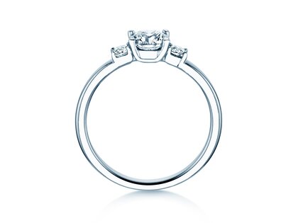 Verlobungsring Vivid Petite Diamond in 18K Weißgold mit Labordiamanten 0,60ct E/VS