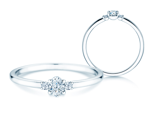 Verlobungsring Vivid Petite Oval Cut