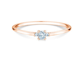 Verlobungsring Vivid Petite Radiant Cut in Roségold