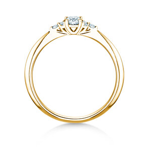 Verlobungsring Vivid Diamond in 14K Gelbgold mit Labordiamanten 0,31ct E/VS
