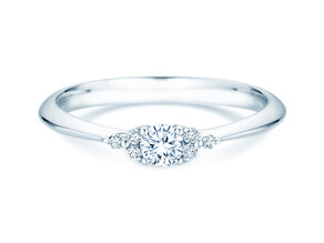 Verlobungsring Vivid Diamond in 14K Weißgold mit Diamanten 0,31ct G/SI
