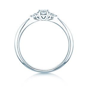 Verlobungsring Vivid Diamond in 14K Weißgold mit Diamanten 0,31ct G/SI