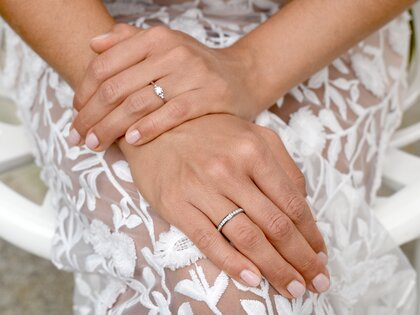 Verlobungsring Vivid Diamond in 14K Weißgold mit Diamanten 0,31ct G/SI