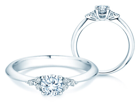 Verlobungsring Vivid Diamond Labordiamant