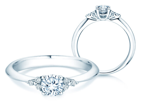 Verlobungsring Vivid Diamond in Platin