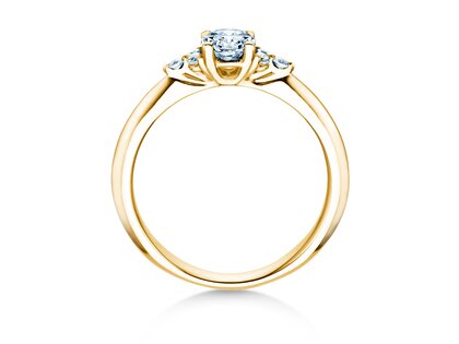 Verlobungsring Vivid Diamond in Gelbgold