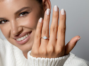 Verlobungsring Vivid Diamond in Roségold