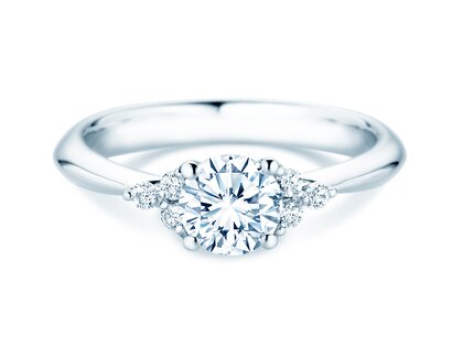 Verlobungsring Vivid Diamond in 9K Weißgold mit Diamanten 1,18ct G/SI