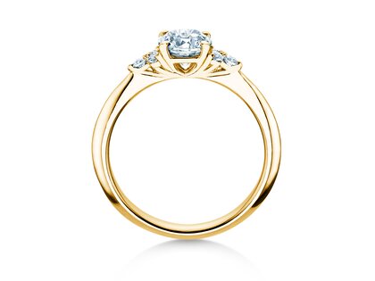 Verlobungsring Vivid Diamond in 9K Gelbgold mit Diamanten 1,18ct G/SI