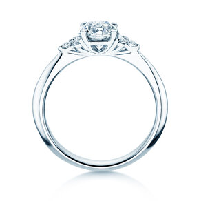 Verlobungsring Vivid Diamond in 9K Weißgold mit Diamanten 1,18ct G/SI