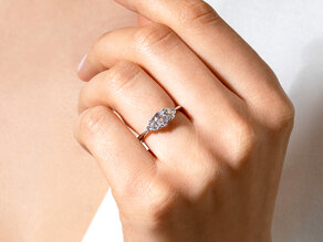 Verlobungsring Vivid Diamond in 9K Gelbgold mit Diamanten 1,18ct G/SI