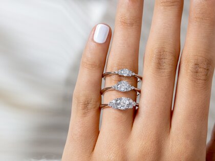 Verlobungsring Vivid Diamond in 14K Gelbgold mit Labordiamanten 0,31ct E/VS