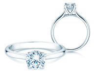 Verlobungsring Classic 4 Hidden Halo