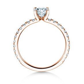 Verlobungsring Classic 4 Pavé in Roségold