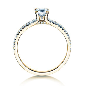 Verlobungsring Dynasty Petite in 18K Gelbgold mit Diamanten 0,85ct G/SI