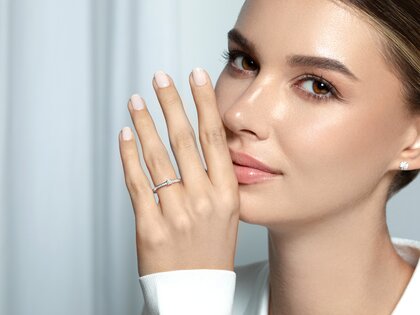 Verlobungsring Surprise Pavé in 9K Gelbgold mit Diamanten 0,33ct G/SI