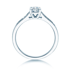 Verlobungsring Surprise Pavé in Platin