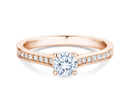 Verlobungsring Surprise Pavé in Roségold