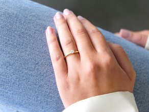 Verlobungsring Classic 6 in 18K Gelbgold mit Diamant 0,25ct D/IF