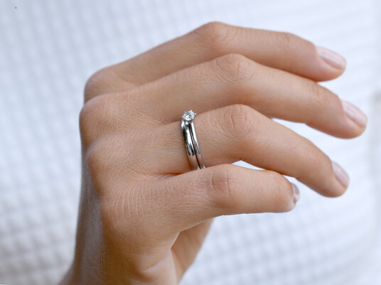 Verlobungsring Classic 6 in Silber 925/-