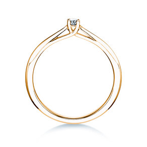 Verlobungsring Delight in 18K Gelbgold mit Diamant 0,05ct H/SI