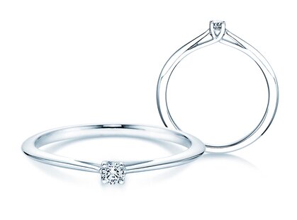 Verlobungsring Delight in Silber 925/- mit Diamant 0,05ct H/SI