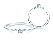 Verlobungsring Delight in Silber 925/- mit Diamant 0,05ct G/SI