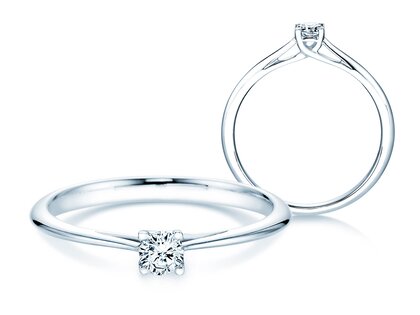 Verlobungsring Delight in Silber 925/- mit Labordiamant 0,15ct E/VS