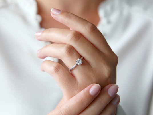 Verlobungsring Delight in 9K Weißgold mit Labordiamant 0,75ct
