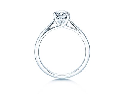 Verlobungsring Delight in 14K Weißgold mit Labordiamant 2,50ct E/VS