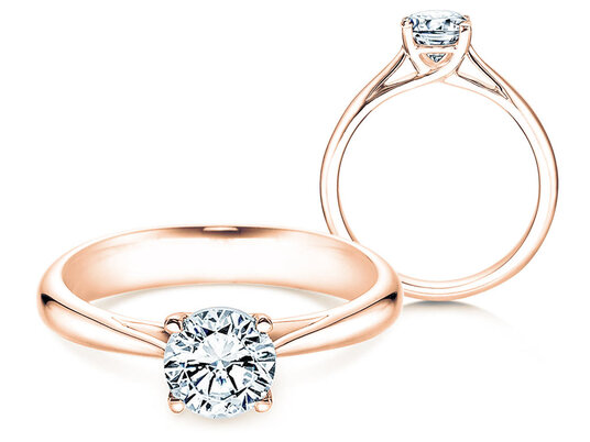 Verlobungsring Delight in 9K Weißgold mit Diamant 1,00ct H/SI