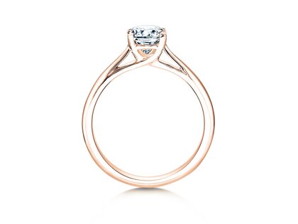Verlobungsring Delight in 18K Roségold mit Diamant 1,00ct H/SI