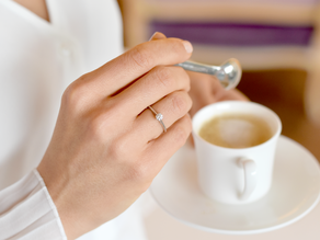 Verlobungsring Delight in 18K Weißgold mit Diamant 0,20ct G/SI