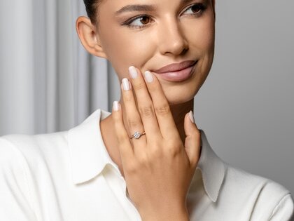 Verlobungsring Devotion in 18K Weißgold mit Diamant 1,00ct G/SI