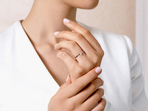 Verlobungsring Devour in Silber 925/- mit Diamant 0,10ct G/SI