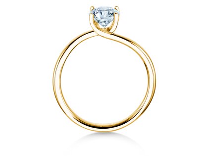 Verlobungsring Devour in 9K Gelbgold mit Diamant 1,00ct H/SI