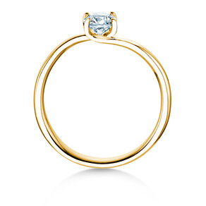 Verlobungsring Devour in 9K Gelbgold mit Diamant 0,50ct H/SI