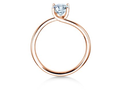 Verlobungsring Devour in 9K Roségold mit Diamant 1,00ct H/SI