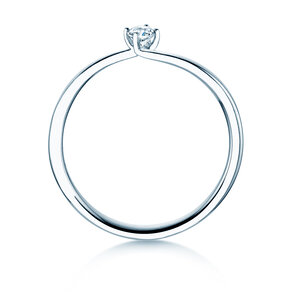 Verlobungsring Devour in Silber 925/- mit Diamant 0,10ct G/SI