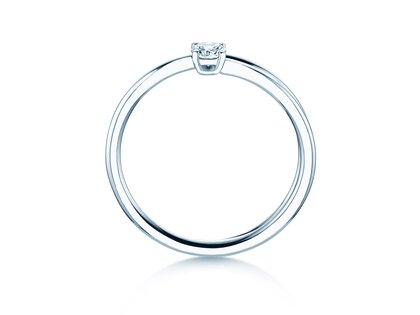 Verlobungsring Eclipse in Silber 925/- mit Diamant 0,15ct G/SI