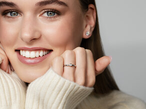 Verlobungsring Eternal in Silber 925/- mit Diamant 0,10ct G/SI