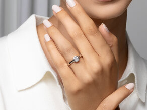 Verlobungsring Eternal in 9K Gelbgold mit Diamant 0,75ct G/SI