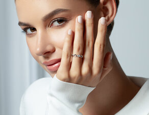 Verlobungsring Evoke in Silber 925/- mit Diamant 0,15ct H/SI