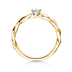 Verlobungsring Evoke in 9K Gelbgold mit Diamant 0,25ct H/SI