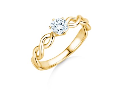 Verlobungsring Evoke in 18K Gelbgold mit Diamant 0,50ct G/SI