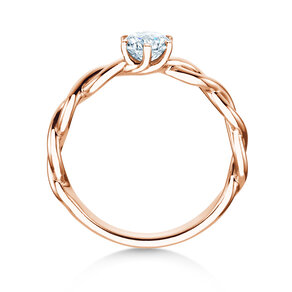 Verlobungsring Evoke in 14K Roségold mit Diamant 0,50ct H/SI