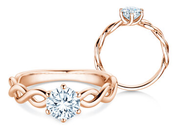 Verlobungsring Evoke in 9K Weißgold mit Diamant 1,00ct H/SI