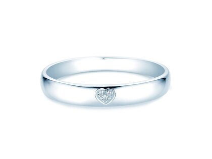 Verlobungsring Heart Petite in Silber